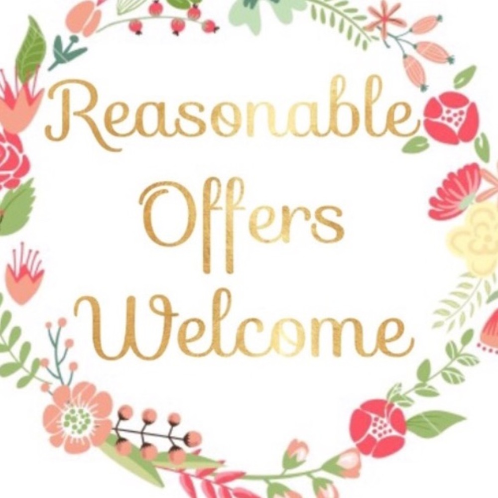 Reasonable offers welcome